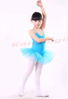 Girls Ballet Costume Tutu Skirt Kids Party Leotards Dance Dress Age 3 9 Years