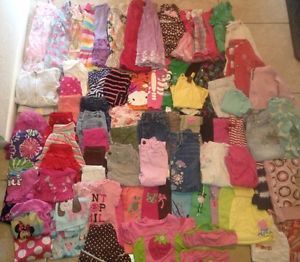 Baby Girl Toddler Outfit Clothes Huge Lot Size 24 Months 2 T All Seasons 90