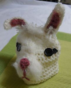 Bunny Rabbit Hat Newborn Baby Knit Ears Animal Ski Cap Costume Photo Prop Easter