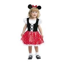 New Lil Miss Mouse 2T 4T Halloween Costume Toddler Dress Up Girl Mickey Minnie