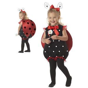 Lil Lady Bug Kids Baby Girls Costume Size 12 18 Months Halloween Pretend Play