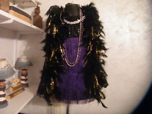 3T 5T Flapper Dress Accessories Baby Toddler Girls Pageant OOC Costume Glitz Fas