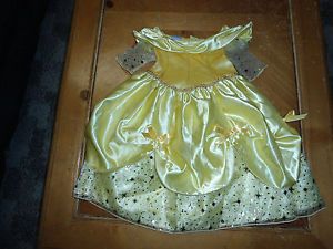 Disney Baby Princess Beauty Beast Belle Dress Up Costume Gown 12 24 MS LNW
