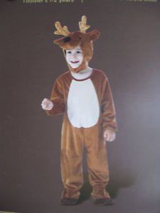 Baby Toddler Reindeer Costume Holiday Outfit Christmas