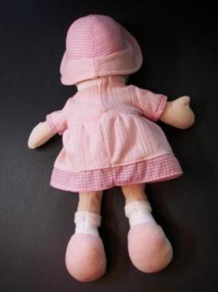 Carters Rosebud Baby Doll Soft Cloth Pink Dress Hat