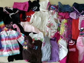 3T Fall Winter Girl Toddler Clothes Lot 44 Pcs