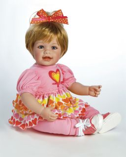 Hopscotch Hearts Adora Vinyl Baby Toddler Doll New