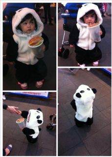 Kids Baby Toddler Panda Onesie Romper Suits or Sleepsuit Snow Suit Costume Style