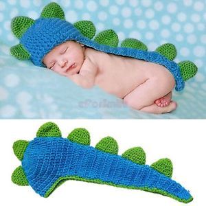 Newborn Baby Kid Child Handmade Crochet Knit Seahorse Hat Cap Costume Photo Prop