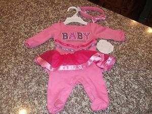 New Girl Tutu Cheerleader Halloween Costume Dress Pink Outfit Clothes 6 M Baby
