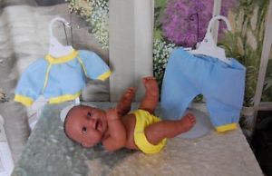 14" African American Berenguer Baby Doll Face Boy Clothes 4 Pay Reborn