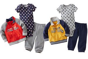 Carters Baby Boy Jacket Cardigan Set 6 9 12 18 24 Months Fall Winter Clothes
