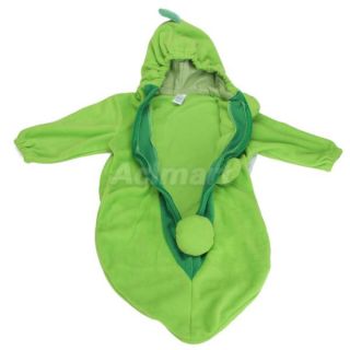 Cute Baby Bean Pea Pod Sleeping Bag Costume Outfit 95cm