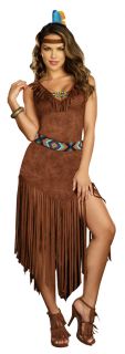 Hot on The Trail Pocahontas Sacagawea Adult Womens Costume Theme Party Halloween