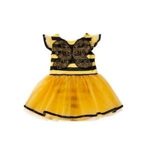 Gymboree Girls Halloween Costume Bumble Fairy Bee Wings Size 6 12 Infant