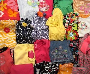 Baby Girl Clothes Huge Lot 12 12 18 Month Spring Summer Bonnie Jean Carter's Gap