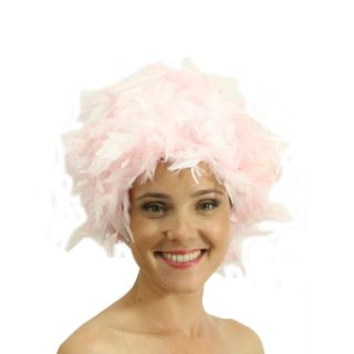 Wigs Feather Turkey Chandelle Wig Baby Pink Costume Party Cosplay Fancy Dres
