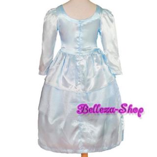 Girl Cinderella Princess Party Costume Fancy Dress 2T 7