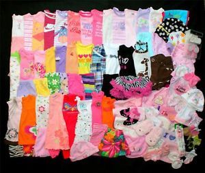 101 Piece Baby Girl Newborn 0 3 Months Spring and Summer Clothes Lot