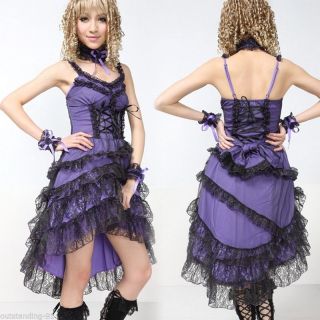 3 Colors One Piece Lolita Gothic Punk Nana Dress Princess Cosplay Costume 61163