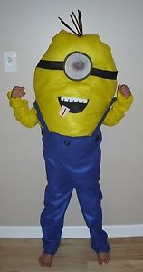 Minion Halloween Costume Despicable Me Toddler Kids Child Hand Made New