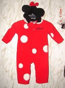 Minnie Mouse Thick Costume Size 2T Toddler