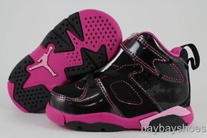 Nike Jordan Flight Club '91 TD Black Fusion Pink High Toddler Baby Infant Sizes