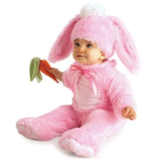 Infant Baby Girl's Pretty Pink Precious Bunny Rabbit Fancy Dress Party Costume