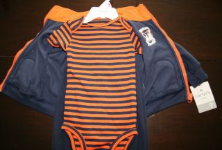 Boby Boy Mommy's Little Tiger Outfit Set Size 9 Months New Carters Fleece