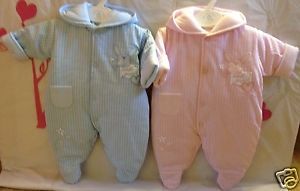 Baby Boy Girl Twins Kids Infant Snow Suit Clothes Wear NB 0 3 Months