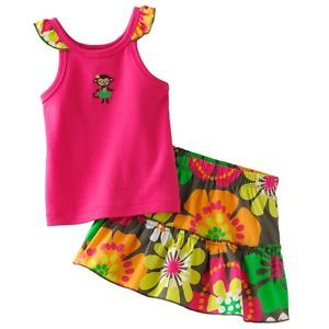 Baby Girl Summer Clothes Bodys Shirt Top Skirt Creeper Sunsuit Dress Outfit