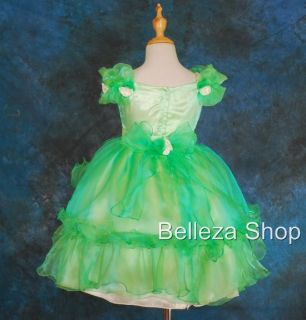 Green Wedding Flower Girl Pageant Dress Sz 10 12 FG68GN