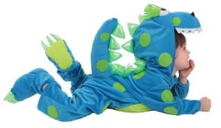 Baby Blue Dragon Toddler Puff Plush Halloween Costume
