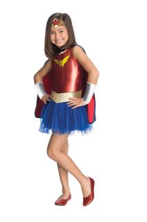 Wonder Woman Tutu Dress Costume Child New