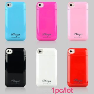 New Drawer Style Opener Credit Card Cash Case Skin Cover for iPhone 4S 4G PLAYA