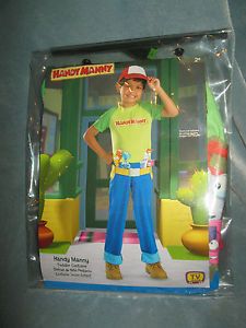 Child's Disney Handy Manny Halloween Costume Play Dress Up Toddler 3T 4T NIP