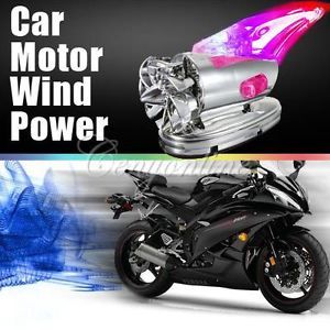 Car Motor Motorcycle Scooter Wind Power LED Flash Light Lamp Shark Fin Decor