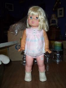 Vintage 1964 Baby First Step Doll w Original Clothes
