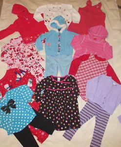 Toddler Girl Fall Winter Clothes Lot Gymboree Lands End Children's Place 3T 4T