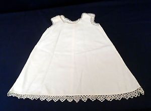 Antique Vintage Infant Gown Baby Toddler Dress Slip Handmade Clothing Lace 1