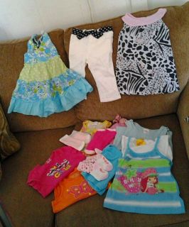 Lot of 13 Baby Gap Gymboree Baby Girls Clothes 2T
