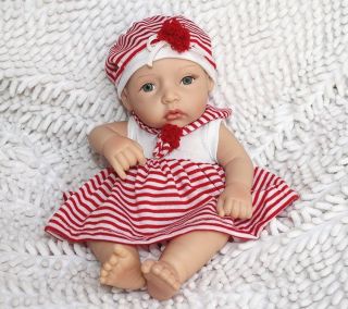 New 12" Reborn Baby Silicone Dolls Super Simulation Baby Doll Lifelike Toys