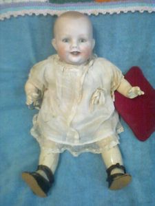 17" Georgene Averill Baby Doll Blue Glass Eyes 1915