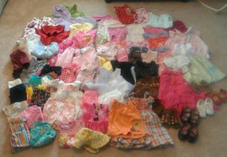 74 PC Baby Girl Clothes Lot Fall Winter Spring 12 18 24 Months 2T
