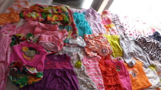 Carter's Baby Girl 12 Month Summer Clothing Lot 24 Pieces