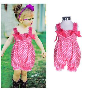 Girls Baby 1pcs Ruffle Romper Pants 12 24M Bloomers Nappy Cover Clothes Playsuit