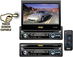 Pyle PLTS76DU 7" Touch Screen CD DVD USB SD Car Player