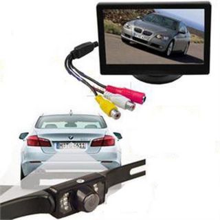 4 3" New Color Car Rearview Monitor E322 Car Backup Camera System Night Vision