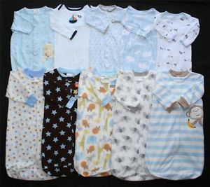 Baby Boy Newborn 0 3 0 9 Months Sleep Sack Gown Pajama Clothes Lot