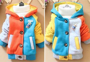 Kids Baby Animal Coat Hoodies Toddler Boys Girls Tiny Winter Warm Clothes 3 4T